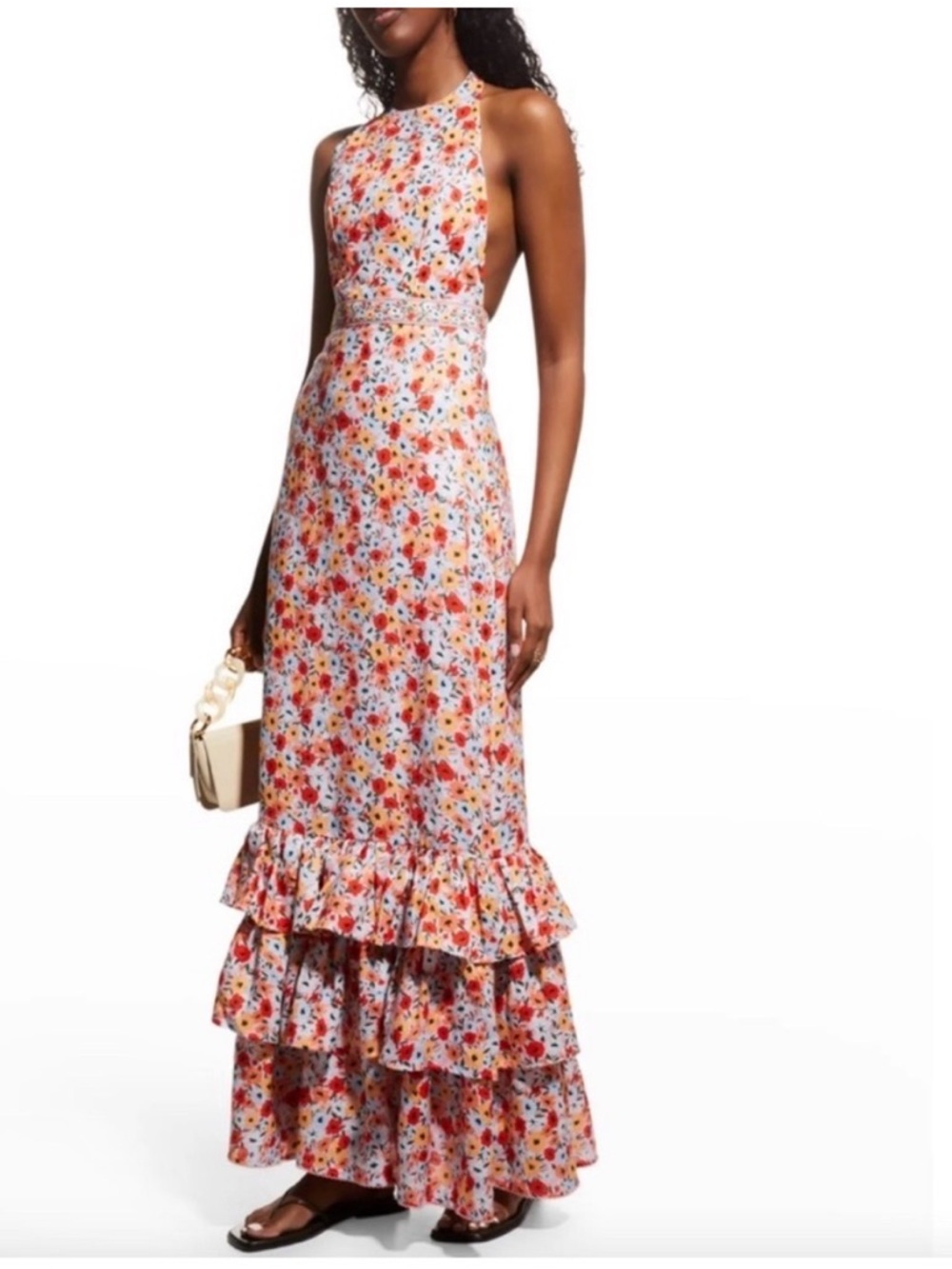 Agua by Agua Bendita Magnolia Halter Maxi Dress